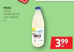 Auchan POUCE Lapte semidegresat 1.5% grăsime Ofertă