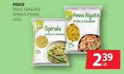 Auchan POUCE Paste făinoase spirale/penne Ofertă