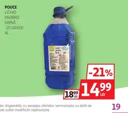 Auchan POUCE Lichid parbriz iarnă Ofertă