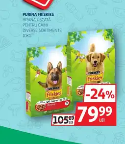 Auchan PURINA FRISKIES Hrană uscată pentru câini Ofertă