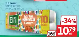 Auchan ELFI FAMILY Hârtie igienică Ofertă