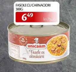Unicarm Fasole cu carnaciori Ofertă