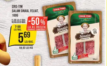Mega Image CRIS-TIM Salam sinaia, feliat, Ofertă