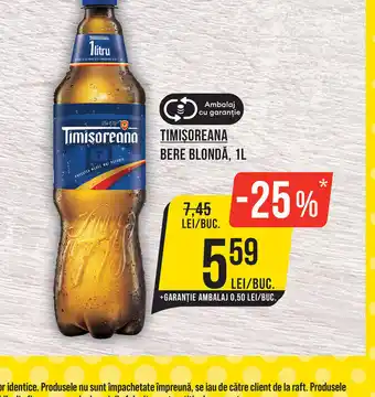 Mega Image TIMISOREANA Bere blondă Ofertă