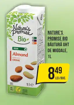 Mega Image NATURE'S PROMISE BIO Băutură uht de migdale Ofertă