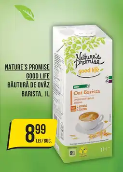 Mega Image NATURE'S PROMISE GOOD LIFE Băutură de ovăz barista Ofertă