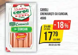 Mega Image CAROLI Crenvurști cu curcan Ofertă
