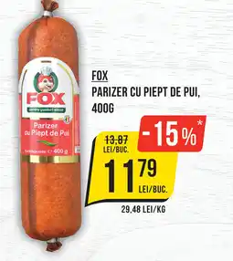 Mega Image FOX Parizer cu piept de pui Ofertă