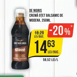 Mega Image DE NIGRIS Cremă otet balsamic de modena Ofertă