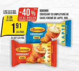 Mega Image Croissant cu umplutură de caise/cremă de lapte Ofertă