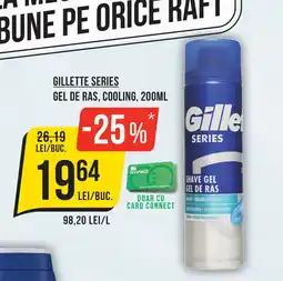 Mega Image GILLETTE SERIES Gel de ras, cooling Ofertă