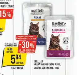 Mega Image BASTTETO Hrană umedă pentru pisici Ofertă