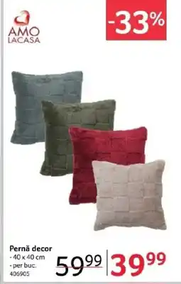 Selgros AMO LACASA Pernǎ decor Ofertă