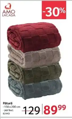 Selgros AMO LACASA Pătură Ofertă