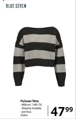 Selgros BLUE SEVEN Pulover fete Ofertă
