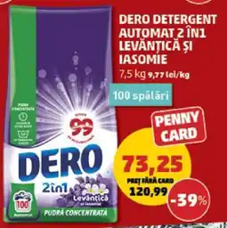 Penny DERO Detergent Automat 2 în 1 Levănțică și Iasomie Ofertă