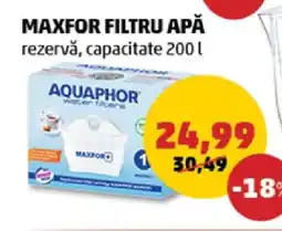 Penny MAXFOR FILTRU APĂ Ofertă