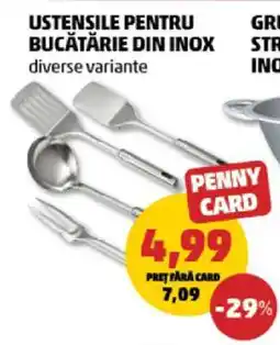Penny Ustensile pentru bucătărie din inox Ofertă