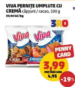 Penny Viva Pernițe Umplute cu Cremă Ofertă