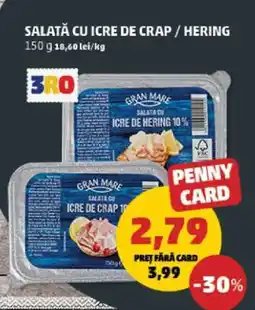 Penny Salată cu icre de crap/hering Ofertă