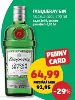 Penny TANQUERAY Gin Ofertă