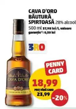 Penny Cava D'Oro Băutură Spirtoasă Ofertă