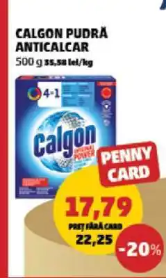 Penny Calgon Pudră Anticalcar Ofertă