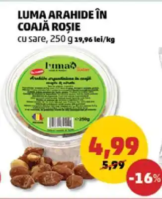 Penny Luma Arahide în Coajă Roșie Ofertă