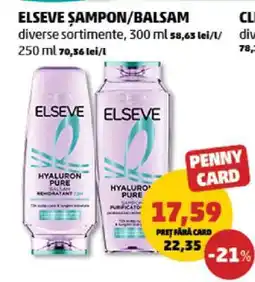 Penny Elseve Șampon/Balsam Ofertă