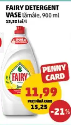 Penny FAIRY DETERGENT VASE Lămâie, 900 ml Ofertă