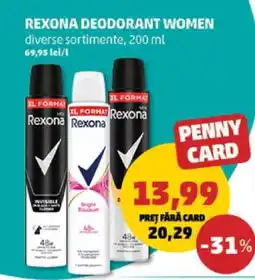 Penny REXONA DEODORANT WOMEN Ofertă