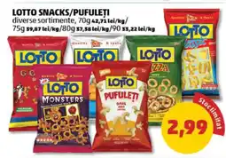 Penny LOTTO SNACKS/PUFULEȚI Ofertă