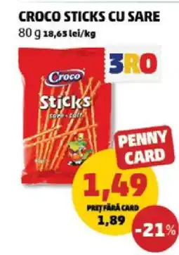 Penny Croco Sticks cu Sare Ofertă