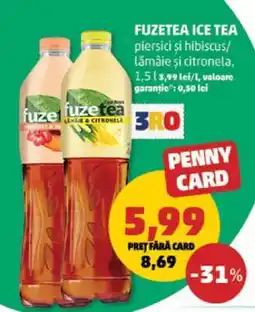 Penny FUZETEA Ice Tea Ofertă