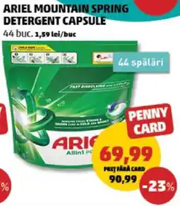 Penny ARIEL Mountain Spring Detergent capsule Ofertă