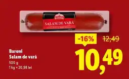 Lidl Baroni Salam de vară Ofertă