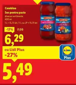 Lidl Combino Sos pentru paste Ofertă
