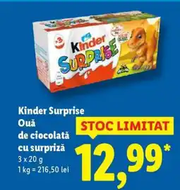 Lidl KINDER Surprise Ofertă