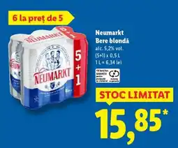 Lidl NEUMARKT Bere blondă Ofertă