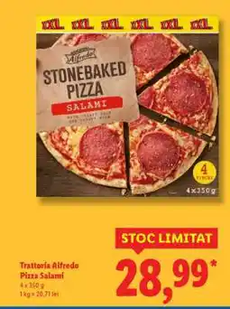 Lidl Trattoria Alfredo Pizza Salami Ofertă