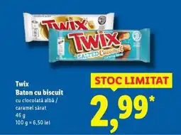 Lidl Twix Baton cu biscuit Ofertă