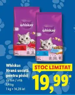 Lidl WHISKAS Hrană uscată pentru pisici Ofertă