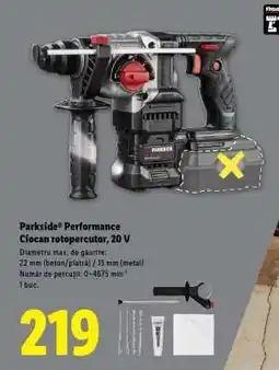 Lidl Parkside Performance Ciocan rotopercutor, 20 V Ofertă