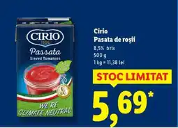 Lidl Cirio Pasata de roșii Ofertă