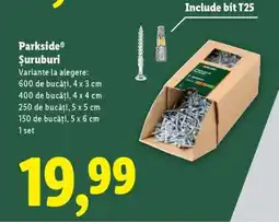 Lidl PARKSIDE Șuruburi Ofertă