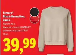 Lidl Esmara Bluză din molton, damă Ofertă