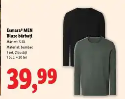 Lidl Esmara Men Bluze bărbați Ofertă
