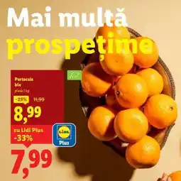 Lidl Portocale bio Ofertă