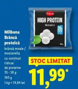 Lidl MILBONA Brânză proteică Ofertă