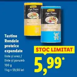 Lidl Tastino Rondele proteice expandate Ofertă